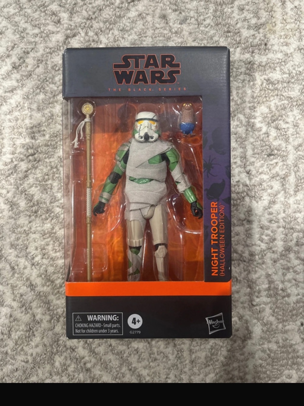 Hasbro Star Wars Night Trooper Action Figure - White, Green & Orange Accents